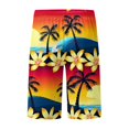 thumbnail image 5 of JAJAHO Mens Hawaiian Shorts Summer Beach Vacation Clothes Tropical Print Loose Fit Drawstring Shorts Trendy Bottoms, 5 of 5