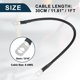 thumbnail image 4 of Cable de inversor de batería marino para automóvil Unique Bargains 8AWG 5/16 pulgadas cable de cobre robusto 1 pieza negro 1 pie, 4 of 7