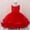 Red, variant on Girl Dress Floral Birthday Dress Baby Easter Dresses for Girls 0-3 Months