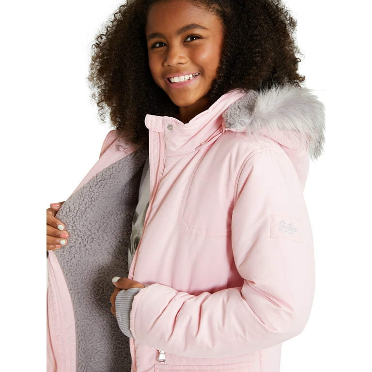 Water resistant hooded sales faux fur lined parka