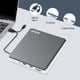 thumbnail image 4 of Unidad de DVD externa, grabadora de DVD, lector de disco externo USB-C para Mac con 2 ranuras USB y TF/SD, reproductor de DVD externo para Apple Laptop MacBook Windows 11 10 PC Linux OS, 4 of 5