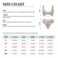 thumbnail image 6 of Wukai Passport Stamp Women's Bikini Set Two Piece,wimsuit High Waisted V Neck Twist Front Adjustable Spaghetti Straps Bathing Suit-XX-Large, 6 of 7