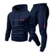 thumbnail image 2 of Ceisia Men's Slim Fit Hooded Tracksuit Set Long Sleeve Pullover with Elastic Waist Joggers Casual Sports 2-Piece Outfit Gifts, 2 of 3