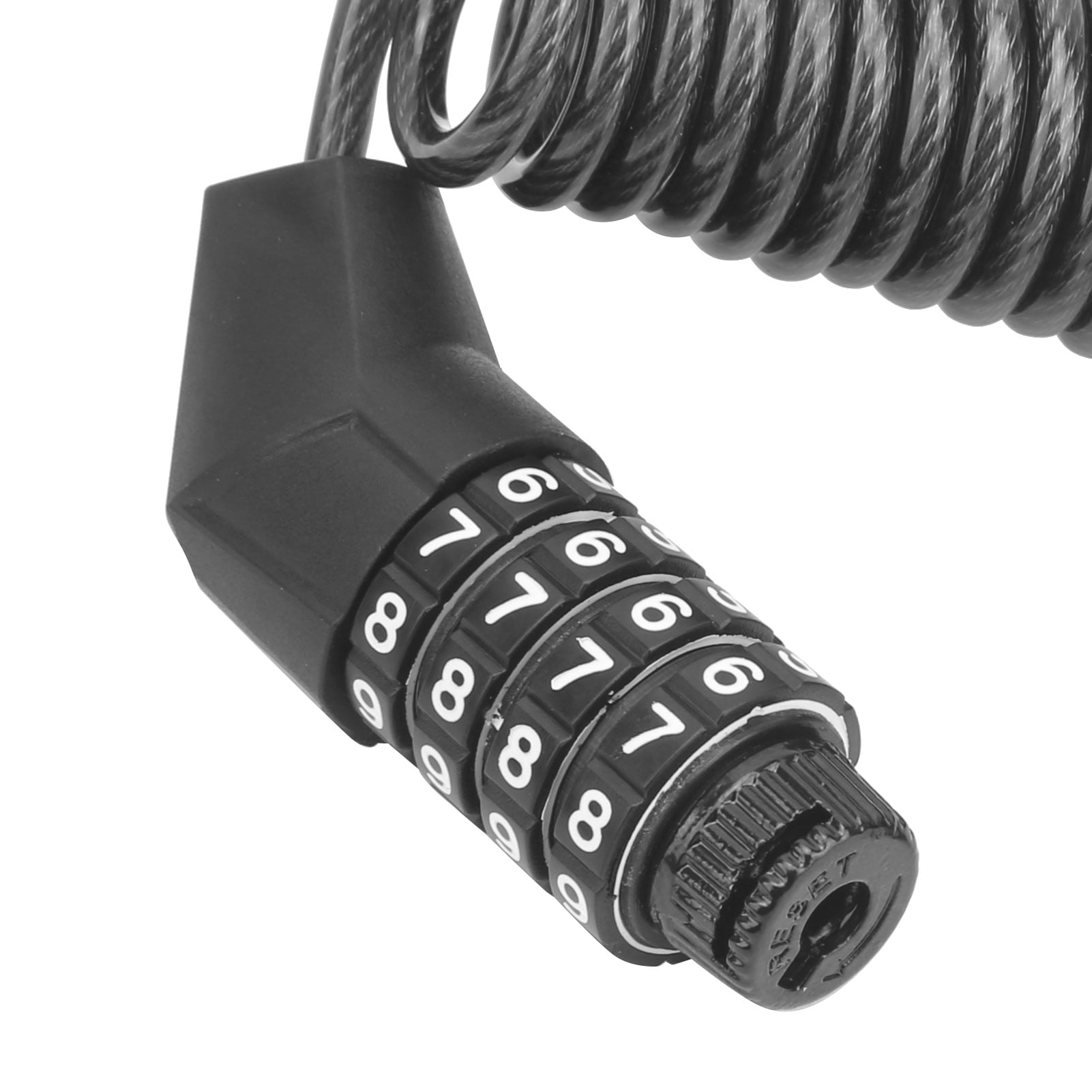 Sonew Bike Cable Lock,Mini Helmet Lock Anti-Theft Password