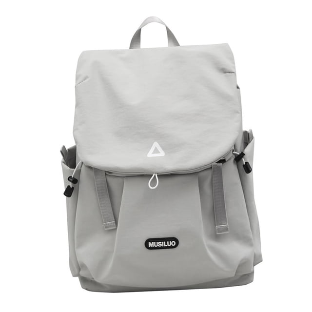 Mochila de viaje de gran capacidad para la universidad, ideal para adolescentes, mujeres, hombres y negocios. Gris