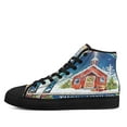 thumbnail image 3 of Christmas Church Oh Holy Night High Top Canvas Shoes Sneakers Black Size 6, 3 of 7