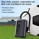 thumbnail image 3 of Bomba de bola eléctrica Inflador inteligente portátil | Carga inalámbrica rápida tipo C | Preajuste de presión automática | Tamaño mini | Batería de litio de 2000 mAh | Para Baloncesto Fútbol Fútbol, 3 of 7