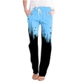 thumbnail image 2 of Mefallenssiah Mode Femmes Décontractée Jour de l'Indépendance Impression Décontractée Décontractée Décontractée Pantalon Pleine Longueur, 2 of 5
