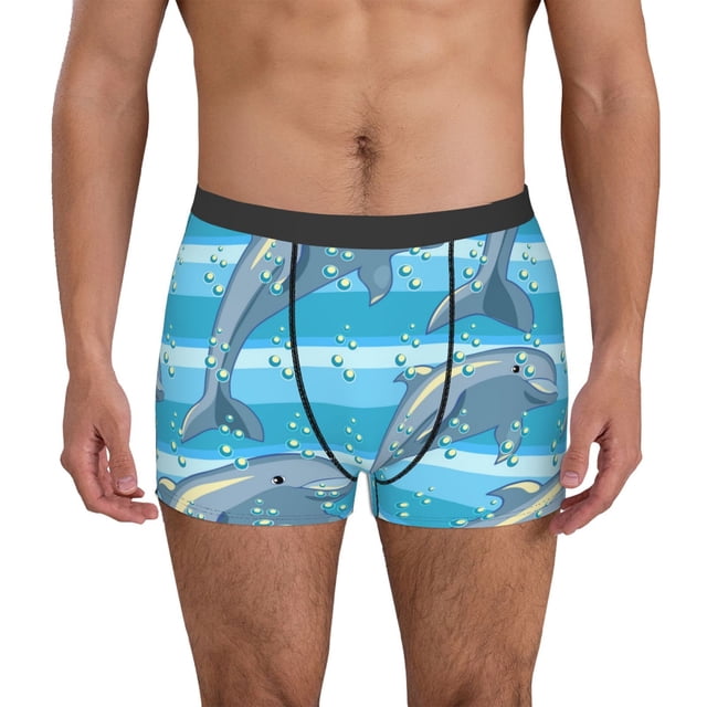 Fotbe Dolphin Calzoncillos Tipo Boxer con Bolsa de Soporte Total para Hombre, X-Temp Fresco, Transpirable y de Secado Rápido-X-Large