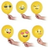 72-Pack: 12 Inch Emoji Party Balloons