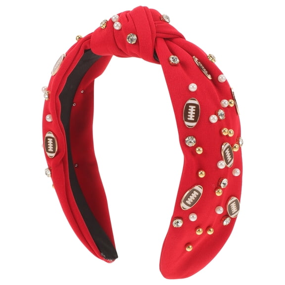 UPOUART Knotted Headbands 1Pcs Red Embellished for Women Fashion Accessory Shopping Special Occasions