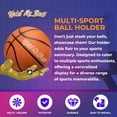 thumbnail image 6 of Hold My Ball Basketball Holders – Gold Large Hand Wall Mount Displays for Ball Storage & Memorabilia - Ball Storage Rack for Basketball, Soccer or Volleyballs, 6 of 7