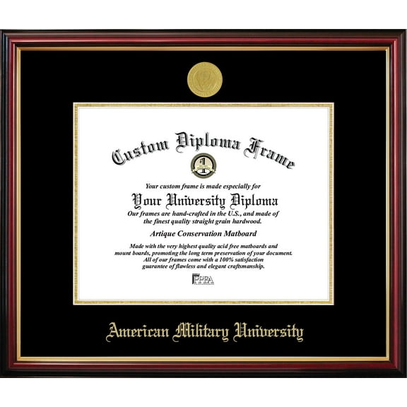 American Military University Petite Diploma Frame