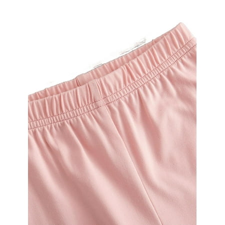 

3pcs Plain Regular Multicolor Toddler Girls Leggings (Girl s)