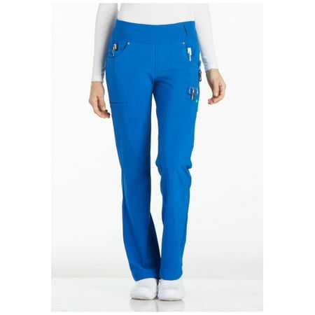 

Cherokee Iflex Women s Scrubs Pant Mid Rise Straight Leg Pull-On CK002