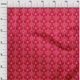 thumbnail image 2 of oneOone Cotton Jersey Red Fabric Geometric Bandhani Diy Clothing Quilting Fabric Print Fabric By Yard 58 Inch Wide, 2 of 4