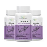 Premium 30-Day Liver Cleanse - Complete Liver Detox Cleanse and Repair Formula with Milk Thistle, Beet Root, and Dandelion Root Extract (3-Pack)