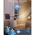 thumbnail image 5 of Garvee 8000 BTU（5100 SACC）Smart Portable Air Conditioner with Remote, Indoor AC Unit for Covers up to 350 Sq.ft., Black/White, 5 of 7