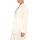 thumbnail image 4 of VISgogo Traje Casual para Mujer, Camisa de Solapa con Botones de Color Sólido de Manga Larga + Pantalones Largos de Pierna Ancha VISgogo moda, 4 of 6