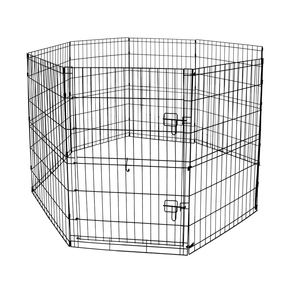 Blue Beagle Pet Exercise Pen, 36" Large Indoor & Outdoor Playpen for Dog