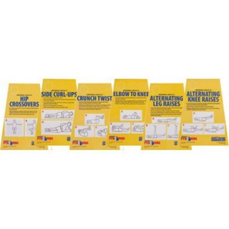 Card 6 Circuit - Circuit Training Cards - Abdominal No.2, Set of 6