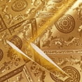 thumbnail image 4 of Gold foil waterproof silver thick brushed ceiling golden wallpaper entertainment bar KTV background wall PVC wallpaper-Gold, 4 of 4
