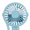 thumbnail image 3 of Ventilador Pequeño Escritorio para Cochecito Bebé Ajuste 3 Velocidades Estudiante, 3 of 9