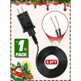 thumbnail image 4 of 30V 0.6A Class 2 Power Supply - Christmas Tree LED Adapter with 9.8FT Extension Cord, 120V 18W IP44 Waterproof Transformer Replacement Plug for Xmas Holiday String Lights, 1 Pack, 4 of 7