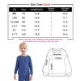 thumbnail image 5 of LOCHEX Kids Boy Girl Thermal Underwear Spring Solid Color Long-sleeved Round Neck Pullover Tops Base Shirt Gift for Your Children,Yellow A,9M, 5 of 6