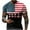 Green, variant on Mens Popular 3D Digital Flag Print Fitness Sports Short Sleeve T-Shirt Blouse