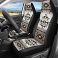 thumbnail image 2 of Garronmavis Aztec Front Car Seat Cover 2 PCS Vehicle Protector Breathable Front Seats Covers fit for Most of SUV,Sedan,Trucks, 2 of 7