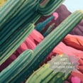thumbnail image 3 of Cactus Beautiful Translucent Chiffon Yarn Hair Scarf 180*73 (70.86*28.7in) - Light and Breathable Silk Wrap, 3 of 6