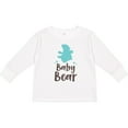 thumbnail image 3 of Inktastic Baby Bear, Little Bear, Bear Cub - Blue Brown Boys Long Sleeve Toddler T-Shirt, 3 of 5