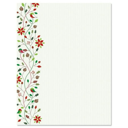 Current Holiday Twist Christmas Letter Printer Paper, 25 Sheets, 8 1/2" x 11"