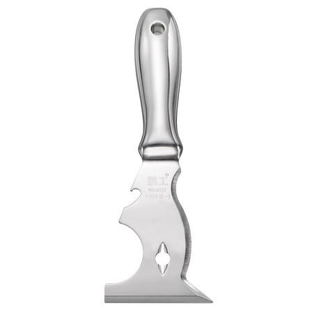 Uxcell 10-In-1 Paint Scraper 3" Stainless Steel One Piece Multi-Use Putty Knife Painter Tool Drywall Repair with Hammer End