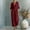 (Fashion 3)Wine, variant on Aimik Plus Size Jumpsuits for Women Casual Loong Sleeve V Neck Wide Leg Tunic Jumpsuits Summer Fashion Comfortable Womens One Piece Overalls