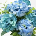 thumbnail image 5 of 1pcs Hydrangea Artificial Flowers, Faux Hydrangeas Fake Flowers with Stems, Artificial Silk Hydrangea Flower Bouquets Floral Arrangement for Home Table Centerpieces Wedding Birthday Party, 5 of 8