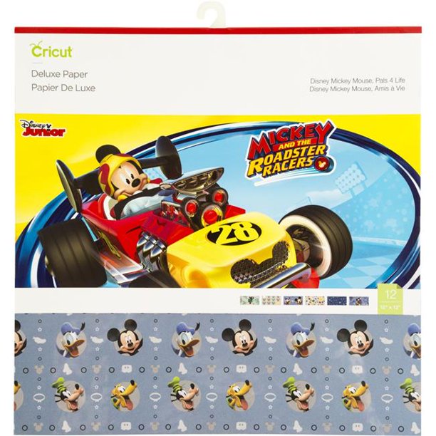 Cricut Cardstock Paper, Disney Mickey Mouse 12"x12"