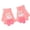 Pink, variant on Warm Plush Rabbit Gloves Comfortable Skin Friendly For Winter Wear