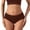 Coffee, variant on Utoimkio Women's Underwear Bikini Swim Shorts High Waisted Briefs Full Coverage Soft Breathable Ladies Panties