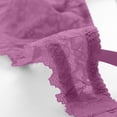 thumbnail image 6 of Xijirk Women Sheer Lace Underwire Bra Thin Cup Bow Adjustable Shoulder Strap for Everyday Wear,Pink,85C, 6 of 6