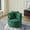 Green, variant on 30" W Swivel Barrel Chair, Button Tufted Round Accent Chair with 3 Pillows & Wheels, Velvet Upholstered Round Sofa, Oversized Armchair Cozy Reading Chair for Bedroom, Living Room, Hotel,Beige