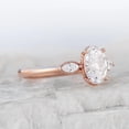 thumbnail image 4 of Jewelerix Oval Cut Moissanite Engagement Ring Solid 14K Yellow Gold with Marquise Side Stones Ring, Vintage Inspired Solitaire Ring for Women, 4 of 6