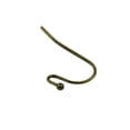 thumbnail image 7 of 100pcs French Earring Hook Ear Wires Earring Jewelry Findings 21 x 12mm - Bronze, as described, 7 of 7