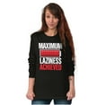 thumbnail image 4 of Maximum Laziness Achieved Funny Lazy Long Sleeve TShirt Men Women Brisco Brands X, 4 of 6