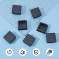 thumbnail image 6 of 10pcs 1-1/2 Inch Square Plastic Plug Tubing End Caps Black Glide Insert Furniture Finishing Pipe Plugs for Steel Pipe Cover Tables Desks Chairs Bed Sofas Tables Furniture Foot Accessories, 6 of 7