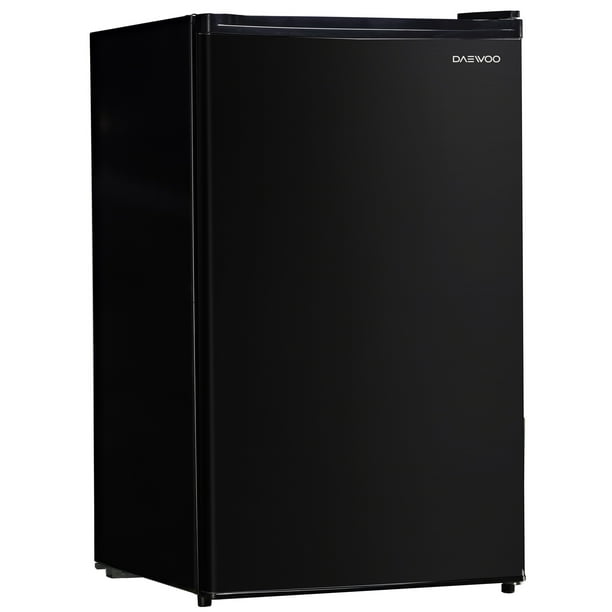 Daewoo 4.4 Cu Ft Single Door Mini Fridge FR044RVBE, Black Walmart