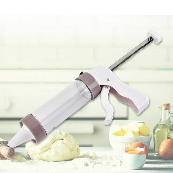 WHAMVOX 1Set Cookie Press Mold for Baking and Decorating with Stainless Steel Material