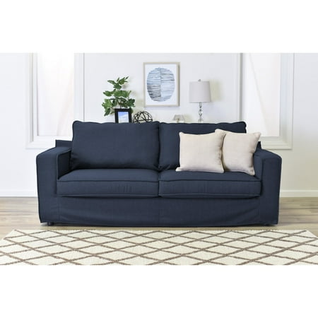 Serta Colton 85 Sofa With Slipcover In Navy Serta Colton 85 Sofa With Slipcover In Navy