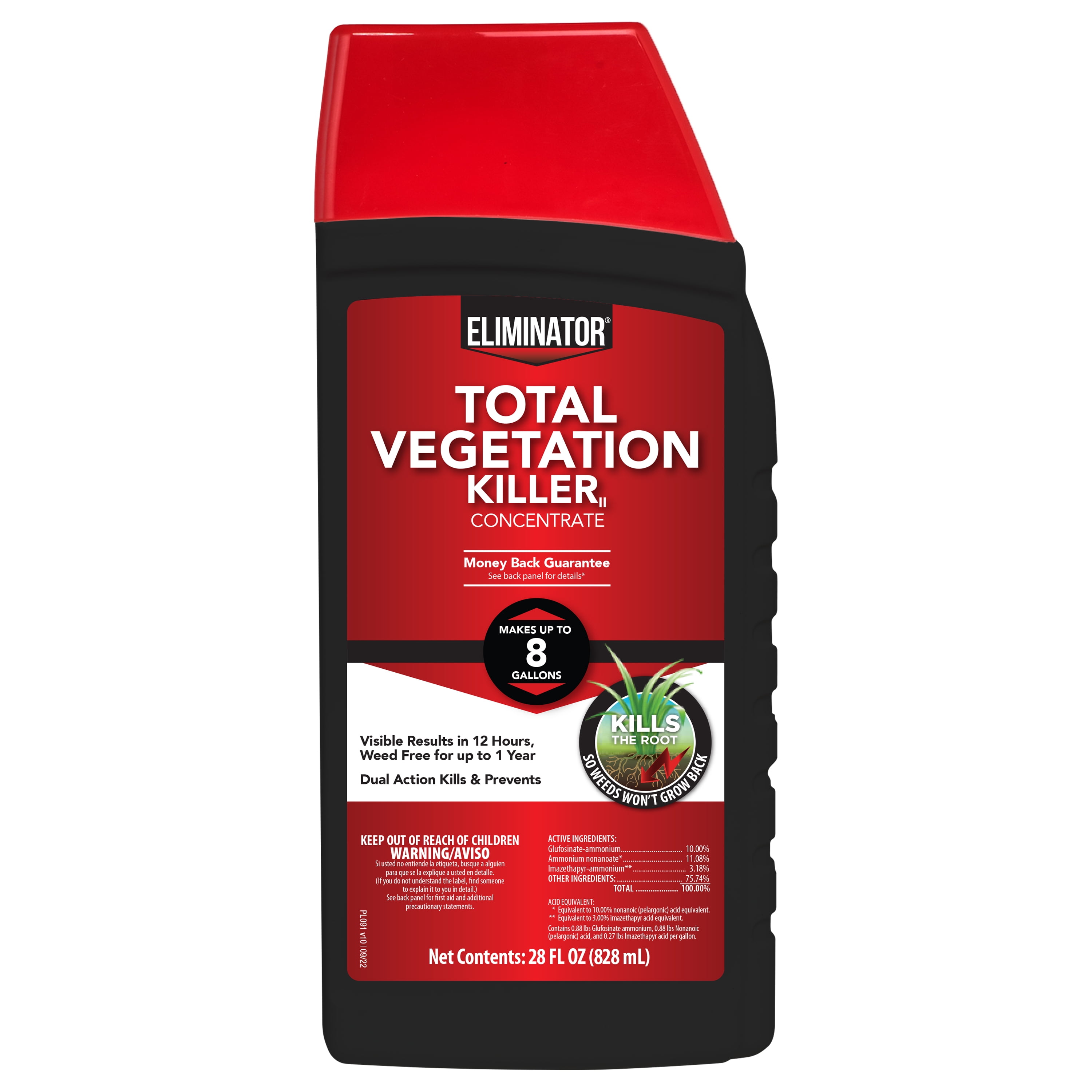 Eliminator Total Vegetation Killer II, Herbicide Concentrate, 28 oz